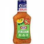KRAFT ZESTY ITALIAN DRESSING - 8 OZ