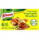 KNORR VEGETABLE BOUILLON CUBES - 6 CT