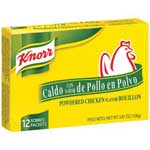 KNORR CALDO C/S POLLO EN POLVO - 12 CT