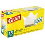 GLAD TALL KITCHEN BAG 13GL - 15 CT