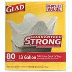 GLAD TALL KITCHEN GARBAGE BAGS 13-GAL - 80 CT