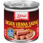 LIBBYS CHICKEN VIENNA SAUSAGES - 4.6 OZ