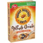 POST HONEY BUNCH WHOLE GRAIN HNY - 14.5 OZ