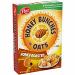 POST HONEY BUNCHES REG HONEY ROASTED - 14.5 OZ