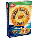 POST HONEY BUNCHES ALMOND - 14.5 OZ