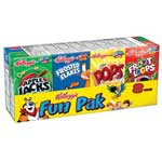 KELLOGGS FUN PACK CEREAL 8PK - 8.56 OZ