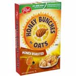 HONEY BUNCHES OF OATS CEREAL ROASTED - 18 OZ