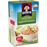 QUAKER INSTANT OATMEAL APPLE CINNAMON - 15.1 OZ