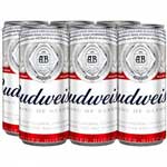 BUDWEISER LATA 6-PACK - 10 OZ