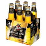 MILLER GENUINE DRAFT 6-PK - 12 OZ