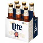 MILLER LITE 6-PACK - 12 OZ