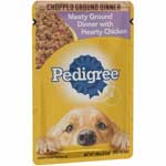 PEDIGREE MEATY GROUND DINNER W/CHICKEN - 3.5 OZ