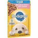 PEDIGREE PUPPY MORSELS CHICKEN - 3.5 OZ