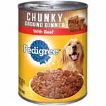 PEDIGREE CHUNKY BEEF - 22 OZ
