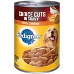 PEDIGREE CHOICE CUTS CHICKEN - 22 OZ