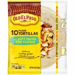 OLD EL PASO 10 FLOUR TORTILLAS - 8.2 OZ