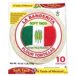 LA BANDERITA SOFT TACO - 10 CT