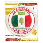 LA BANDERITA BURRITO GDE 10IN - 10 CT