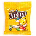 M&MS PEANUT CHOCOLATE CANDIES - 2.83 OZ