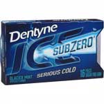 DENTYNE ICE SUB ZERO GLACIER MINT GUM - 50 CT