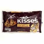 HERSHEYS KISSES MILK CHOCOLATE W/ALMOND - 8.5 OZ