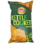 LAYS KETTLE JALAPENO POTATO CHIPS - 8 OZ