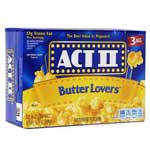 ACT II POPCORN BUTTER LOVERS 3PK - 2.7 OZ