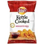 LAYS KETTLE COOKED MESQUITE BBQ - 8 OZ