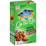BLUE DIAMOND ALMOND WHOLE NATURAL - 6 OZ