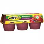 MOTTS MIXED BERRY APPLESAUCE 6PK - 4 OZ