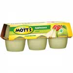 MOTTS PEAR APPLESAUCE 6PK - 4 OZ