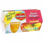 DEL MONTE FRUIT TO GO DICED MANGO IN L - 4 OZ