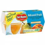DEL MONTE MIXED FRUIT CUPS 4PK - 4 OZ