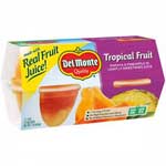 DEL MONTE TROPICAL FRUIT CUPS 4PK - 4 OZ