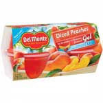 DEL MONTE FRUIT & GEL STRAWB/BANANA 4PK - 4 OZ