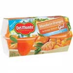 DEL MONTE FRUIT & GEL LITE MANDARIN 4PK - 4.5 OZ