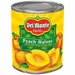 DEL MONTE PEACHES HALVES - 29 OZ