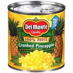 DEL MONTE PINEAPPLE CRUSHES IN JUICE - 15.5 OZ