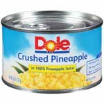 DOLE CRUSHED PINEAPPLE IN JUICE - 8 OZ