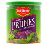 DEL MONTE PITTED PRUNES CANISTER - 16 OZ