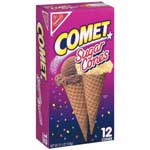 NABISCO COMET SUGAR CONES - 5.25 OZ