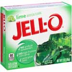 JELL-O LIME GELATIN - 3 OZ