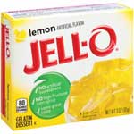 JELL-O LEMON GELATIN - 3 OZ