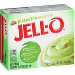 JELL-O INSTANT PUDDING PISTACHIO - 3.4 OZ