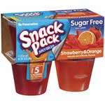 HUNTS SNACK PACK GELATIN STRAW/ORANG S/F - 3.25 OZ
