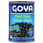 GOYA FRIJOLES NEGROS BAJO EN SODIO - 15.5 OZ