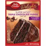 BETTY CROCKER  TRIPLE CHOC FUDGE CAKE MI - 15.25 OZ