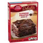 BETTY CROCKER BROWNIE MIX SUPREME - 19 OZ