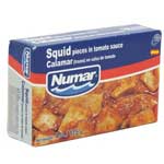 NUMAR CALAMAR SAL TOMATE - 4 OZ