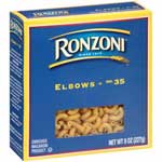 RONZONI ELBOWS - 8 OZ